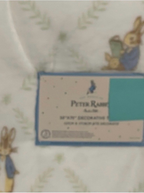 Easter Peter Rabbit Plush Throw - Picture 8 of 8